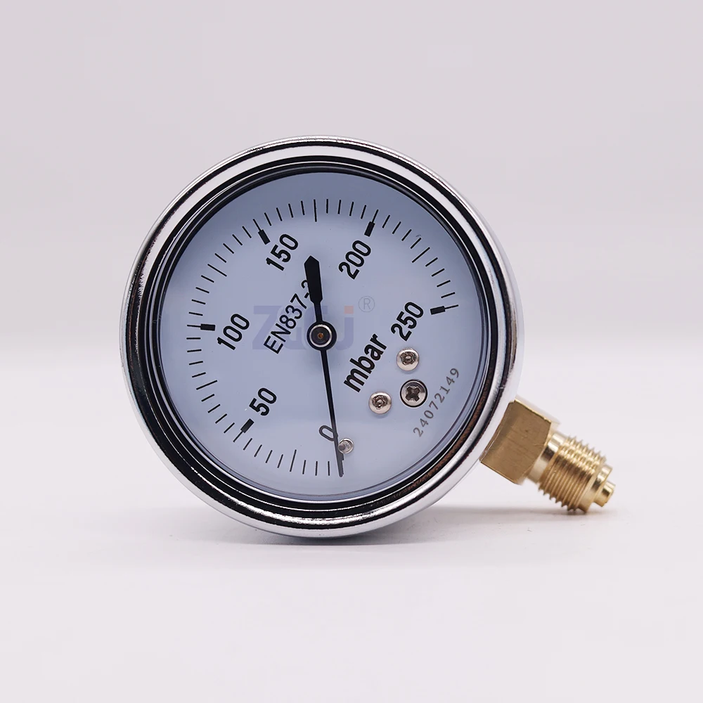 Manometer Gauge Gas Pressure Gauge 0-150mbar 200mbar 0-250mbar 400mbar 500mbar 600mbar