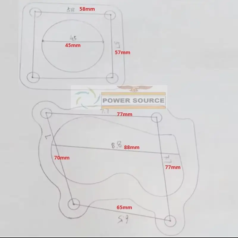 터빈 하우징 RHF5 VI95 8971480762 8971480760 터보, 오펠 프론테라, 이스즈 홀든 로데오 트루퍼 4JG2 4JG2TC 2.8L 3.1L