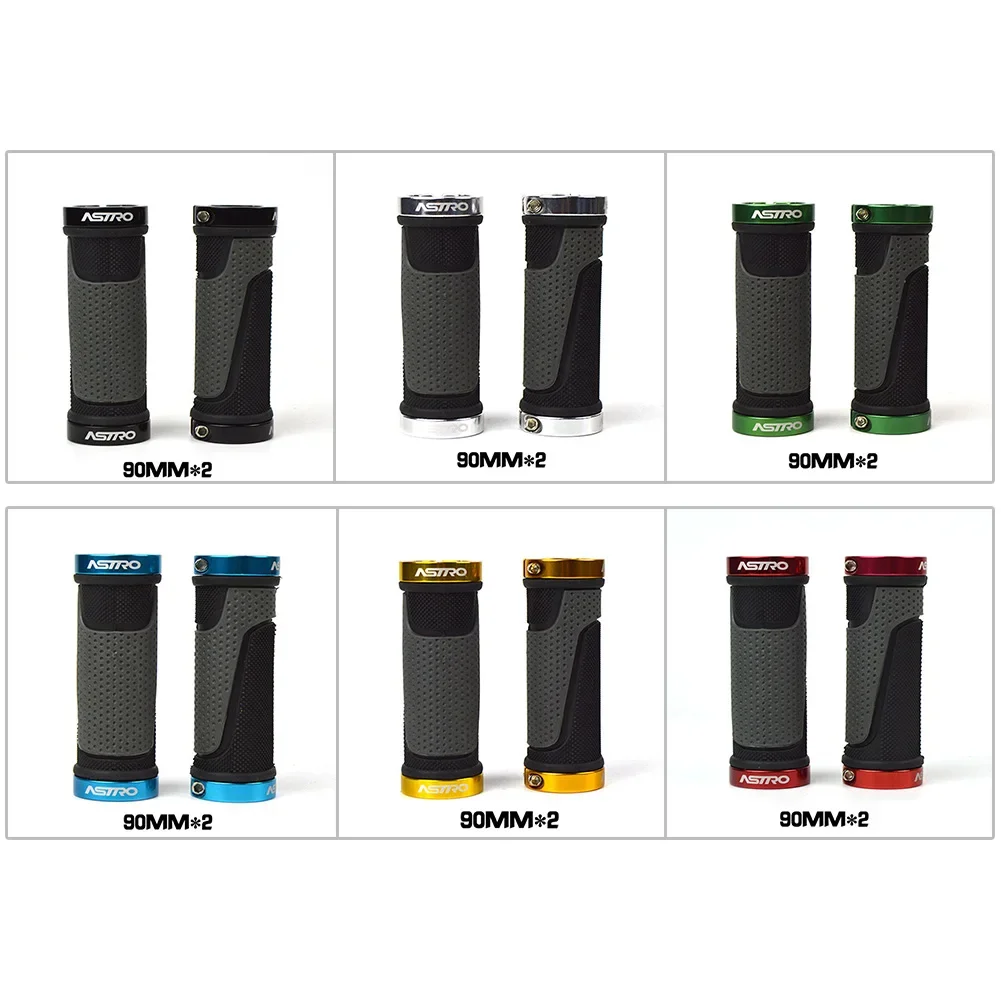 1 Pair 90mm Bike Handlebar Grips TPR Rubber Cover For Bicycle Cycling Handle Bar Grip Universal Size For 22MM Replacement parts bicycle handlebar grips bike handle grips bike handlebar grips