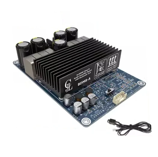 Amplificador de Áudio Estéreo Classe d 2.0 Canais 2x300w Placa Amplificadora Digital Hifi Nvarcher-tpa3255