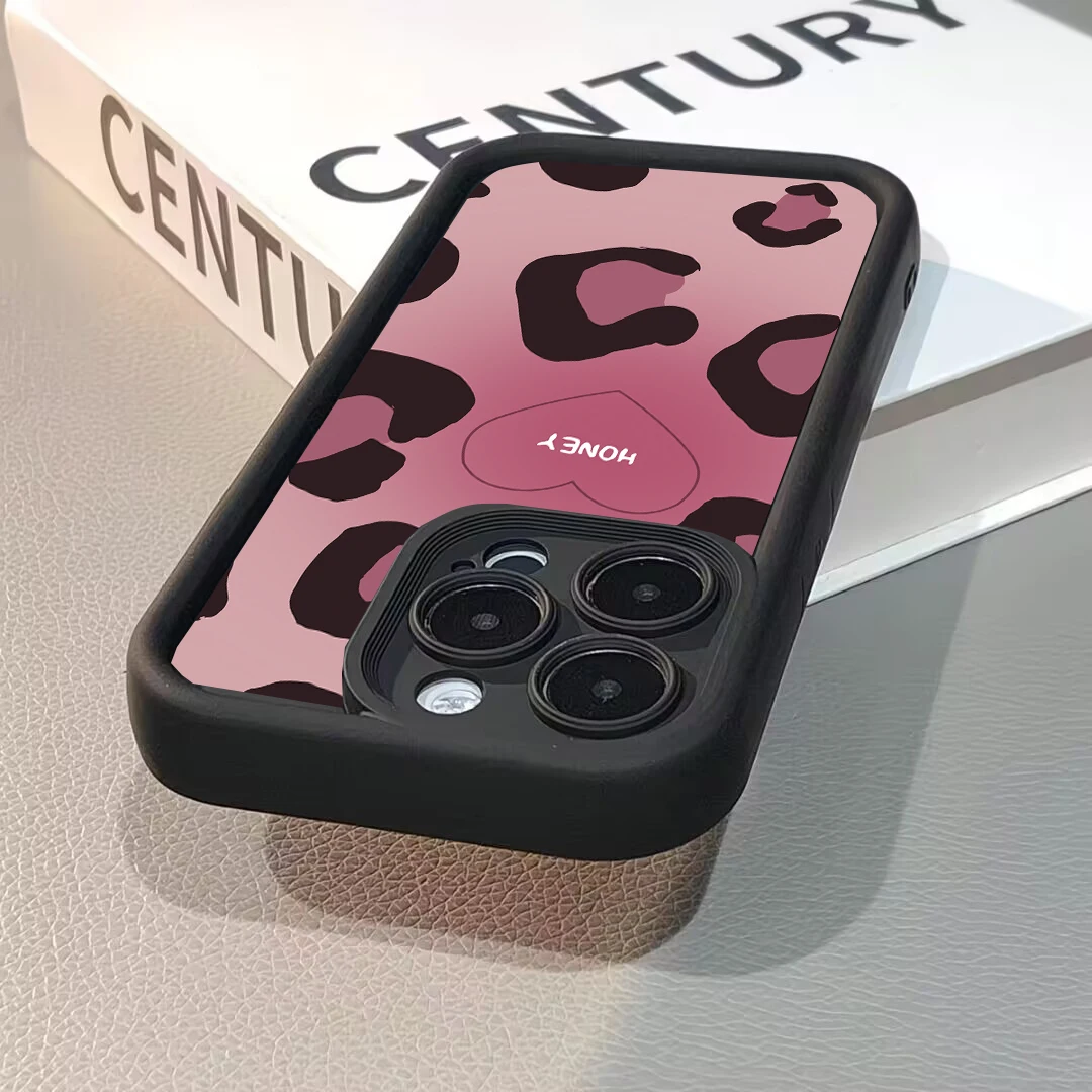 Leopard Print Silicone Case Cover