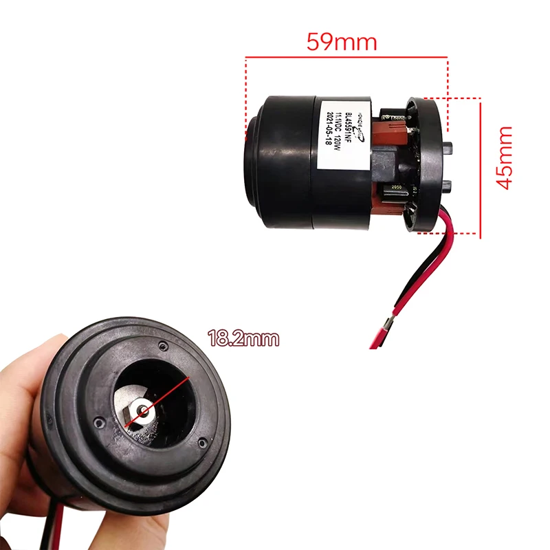 

Микро трехфазный бесщеточный вентилятор 100000 об/мин 11,1 В 130 Вт пылесос бесщеточный двигатель Турбовентилятор