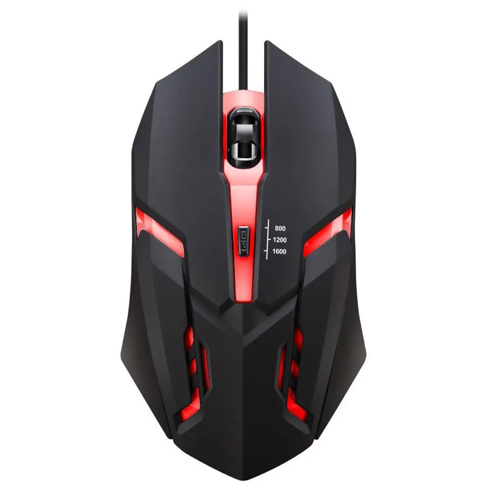 Latest high-quality ergonomic gaming mouse, suitable for desktop and laptop computers, 4-button USB RGB backlit mouse — view 6