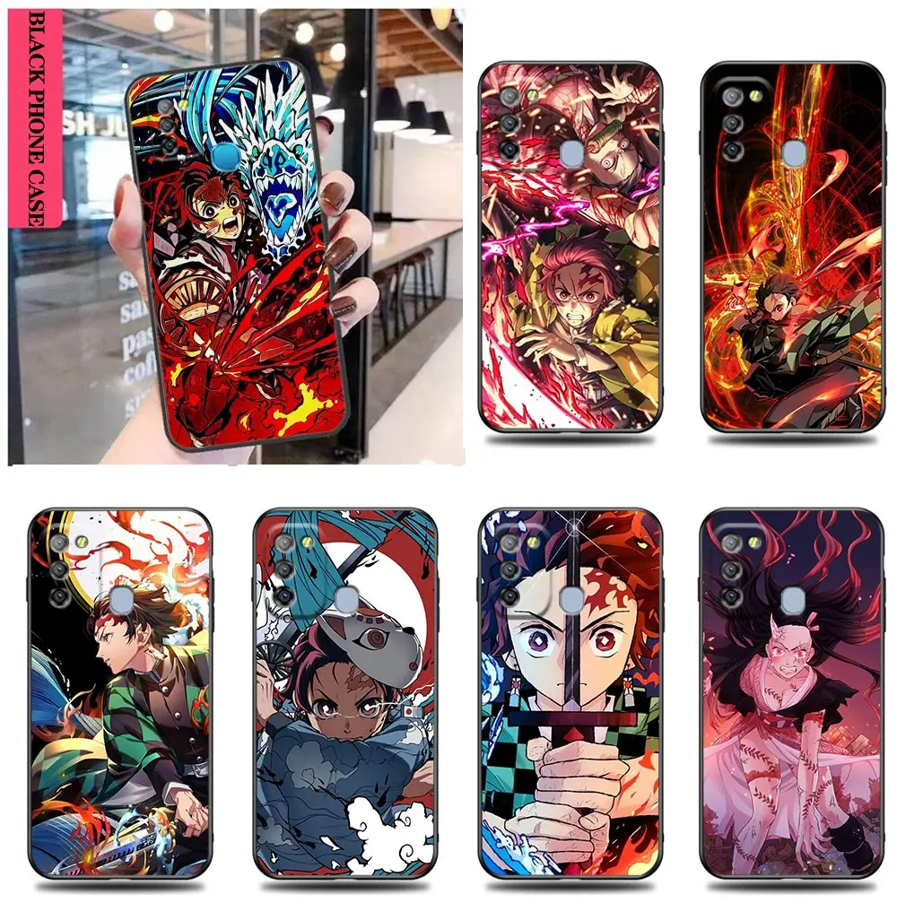 Anime Demon Slayer Tanjiro Case Per Infinix Tecno Camon 19 16 Zero X Neo 20 8 Pova 4 2 Neo2 Note 12 G96 11 10 8 8I S5 Case
