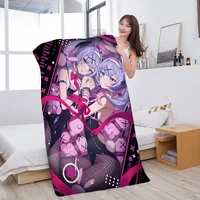 Virtuall H-HATSUNE Ido M-MIKU Cartoon Beach Towel Cute Kawaii Room Decor Bath Girls Children Hand Towels For Bathroom Shower 2