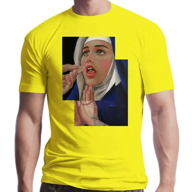 

2022 FashionNew Tops For Women Summer Fun Nun T Shirt Harajuku White Punk Aesthetic Tshirt Streetwear Pink T-shirt Gothic Cloth