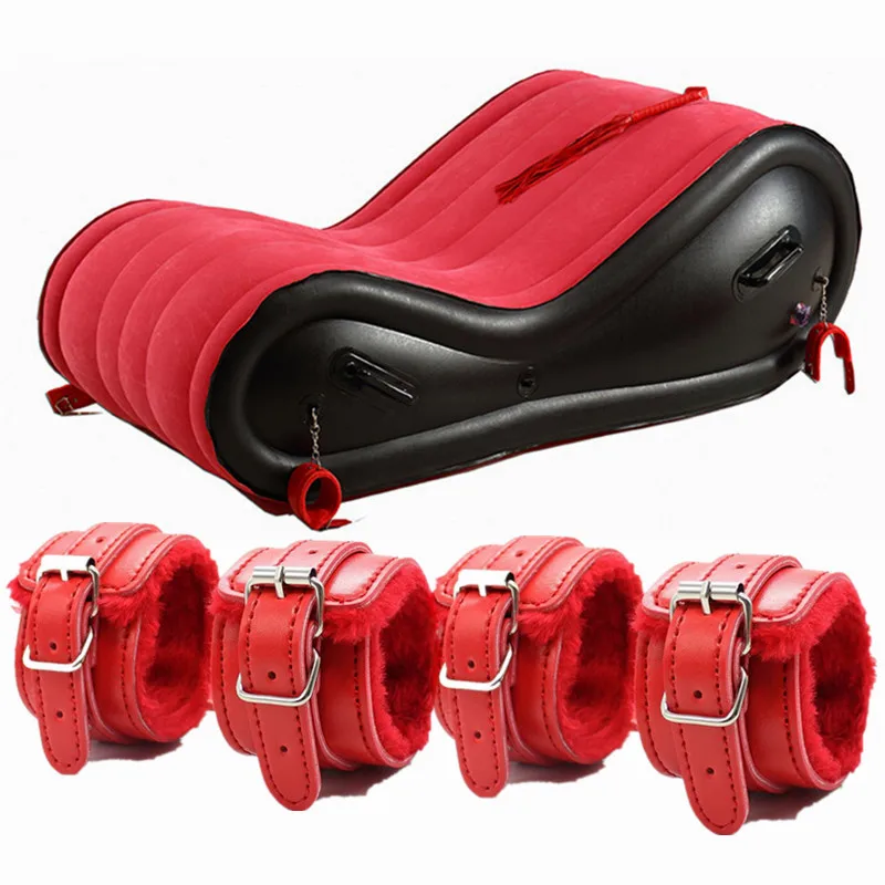 Folding Stool Inflatable Stool Sofa Bed Furniture Waterproof Velvet Ottoman Lounges Chaise Relaxing Chair Comfort S Shape Folding Sofa Chairs