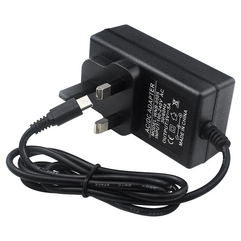 Orange Pi Power Adapter 5V 5A Type-C Power Supply for Orange Pi 5 Pro / Max / Ul