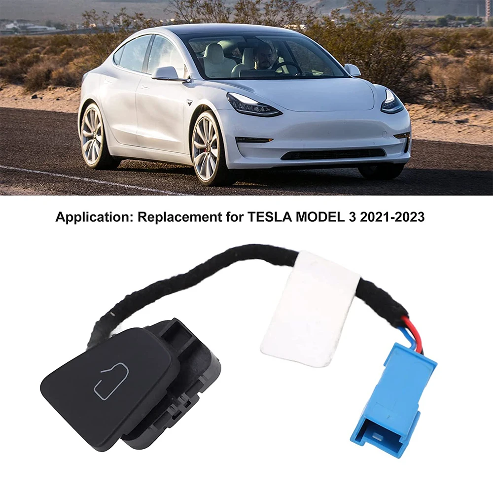 Left/Right Door Release Switch Fuel Door Release Switch Durable ABS Flexible 1094956-02-E For TESLA MODEL 3 car accessory