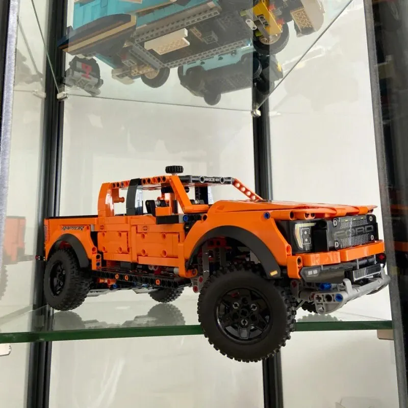포드 랩터 F-150 픽업 트럭 럭셔리카 로고 빌딩 블록, 기술 42126, 레이싱 차량 모델, 브릭 장난감, 어린이 선물, 1379 개