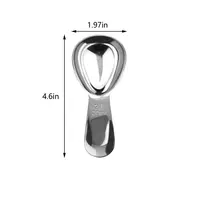 1pc Stainless Steel Coffee Measuring Spoon 2 Tablespoon Coffee Scoop Short Handle Measuring Spoon for Ground Coffee Tea Sugar 3
