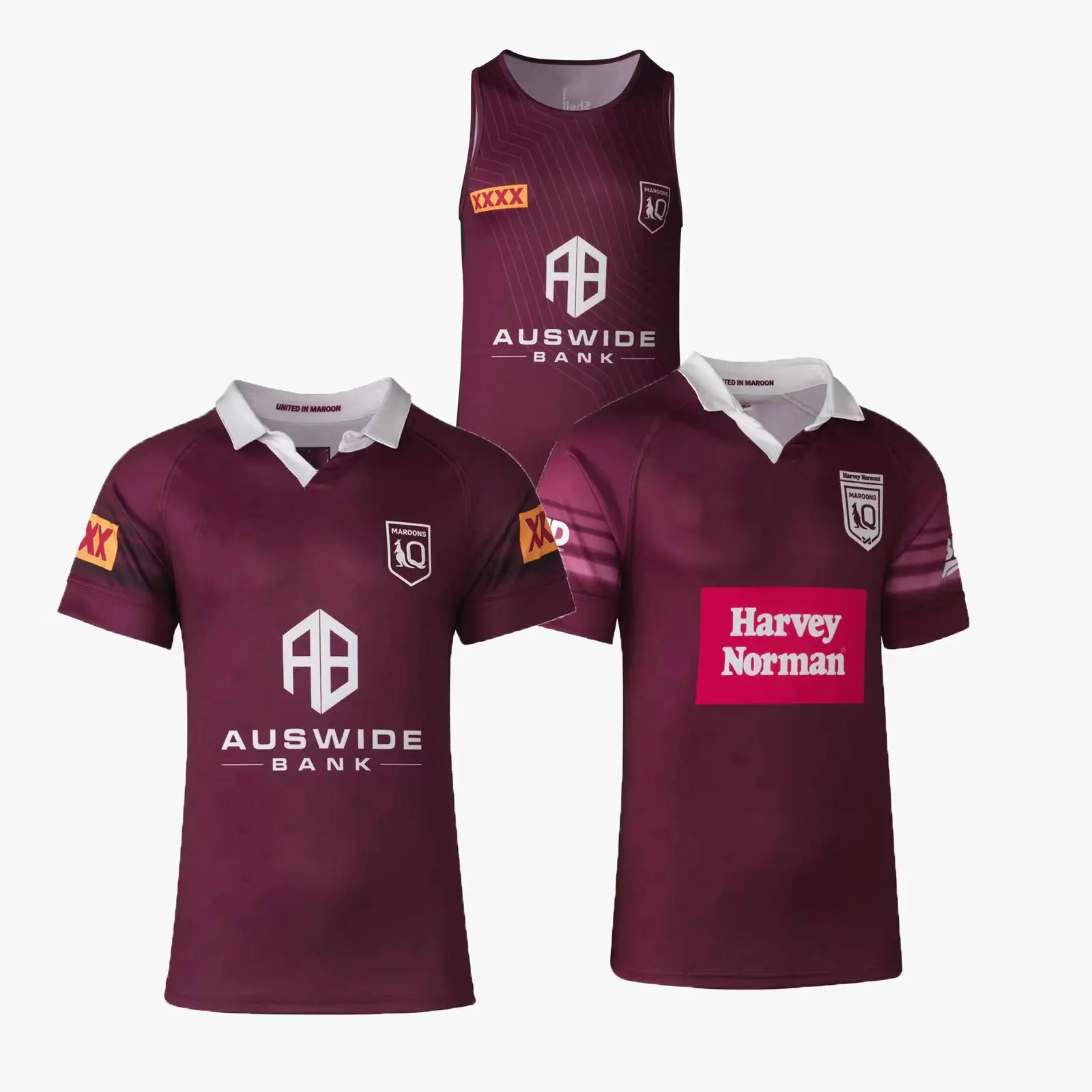 

2023 Queensland MAROONS STATE OF ORIGIN Rugby Jersey Commemoration/Singlet