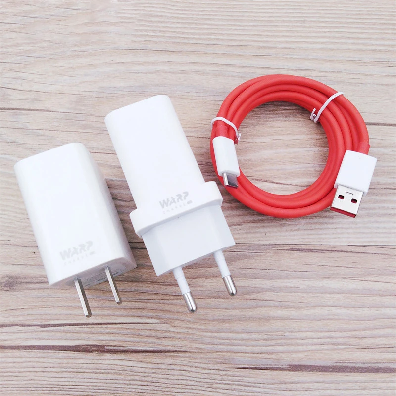 Per Caricabatterie Oneplus Warp 30W Adattatore Da Parete Ue/Usa Cavo Usb Tipo C Da 100Cm Per One Plus 1 + 9 9R 9Rt 8 8T 7T Pro 10Pro Ace Nord N10