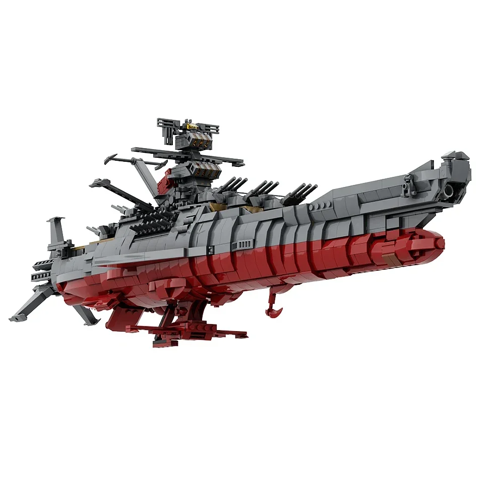 

Gobricks Moc Space Battleship Yamato Spaceship Military Brickd Weapon Space Ship Model City Spaceship Building Blocks Kids Toys
