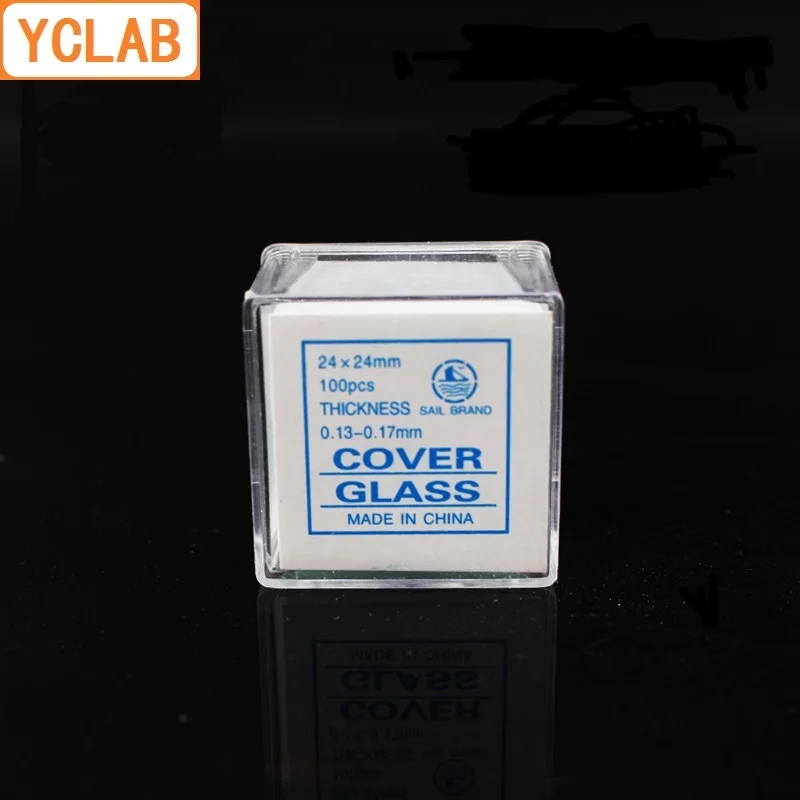 

YCLAB 100PCS Thickness 0.13-0.17mm Cover Glass Medical Laboratory Equipment