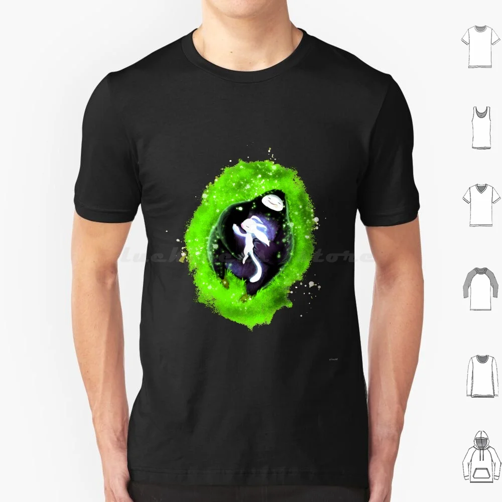 Maglietta Dell'Amicizia Cotone Uomo Donna Stampa Fai Da Te Amicizia Ori E The Blind Forest Ori Naru Forest Green Hug Game Gamer Arcade