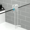 Acrylic Bathroom Shower Door Hook Over Glass Door Shower Towel Rack Punch-Free Bathroom Bathrobe Hanger Transparent Towel Hooks 3
