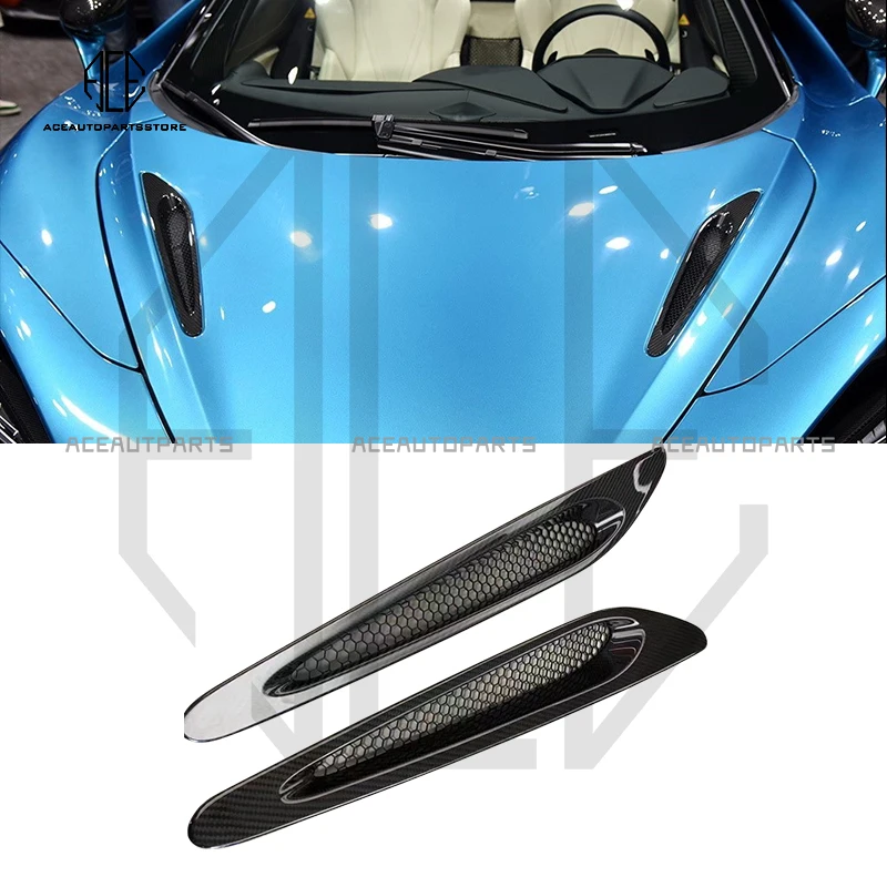 

For McLaren 720s OEM dry carbon front cover vents front hood air outlet air inlet kit 2017-2021