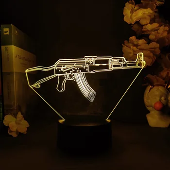 AK-47 RGB LED Table Lamp 4