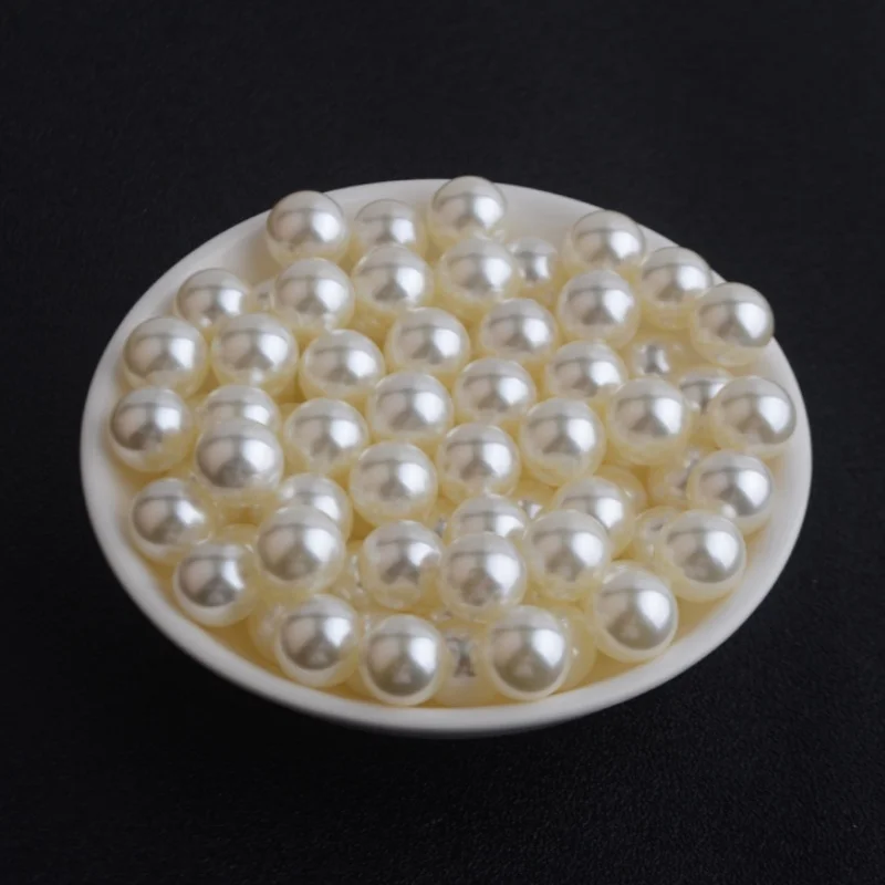 Elegant White Beige Pearl Beads for DIY Crafts and Accessories