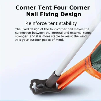3 Person Automatic Camping Tent Hiking Instant Canopy Pop Up Tents Waterproof 5