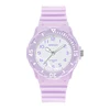 UTHAI Student Watch Fashion Trend Outdoor Sports Fresh 50M Waterproof PU Soft Female Middle School Student Youth Clock Watches 4