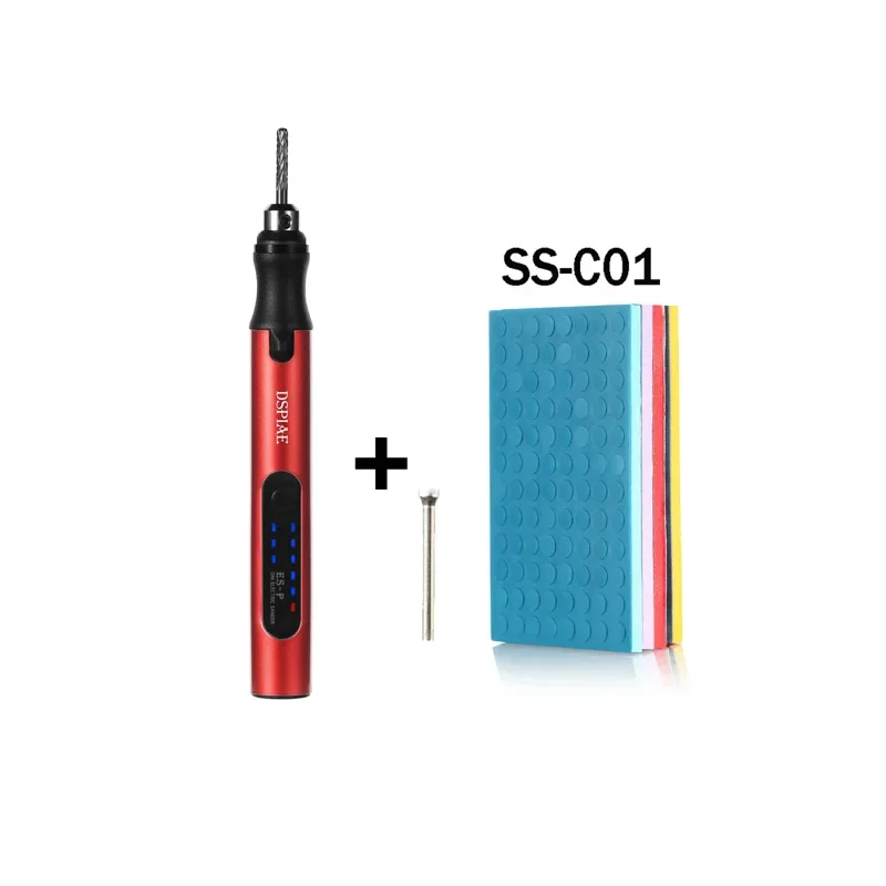 DSPIAE ES-P Sander Pen Sponge Sanding Disc Round Pre-Cut Abrasive Sandpaper Used With Portable Electric Sharpening Pen 4.2V 10W sandpaper disc