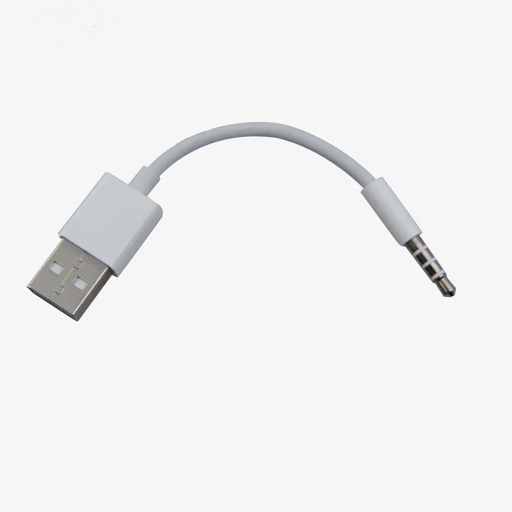 1/2/5pcs Charger Data USB 3.5mm Sync Audio Cable for iPod Shuffle 3rd 4th Gen 3