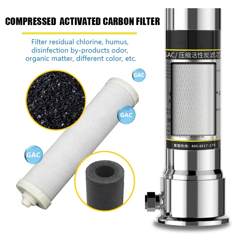 Household Filter System Purifying Machine Kitchen Countertop Drinking Water Purifier Ceramic Activated Carbon