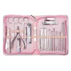Manicure Set Stainless Steel Nail Clippers Dead Skin Scissor Cleaning Grooming Cuticle Nipper Nail Tools Kit 2