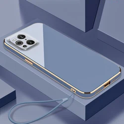 Luxury Square Plating Case with Camera Protection for Find X2 Lite (Gs6D grey)