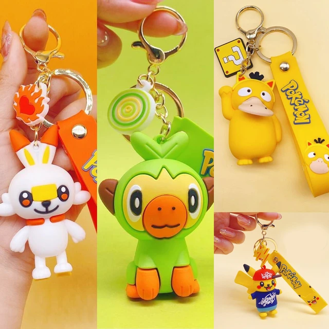 Tomy Pokemon Toys, Pendant Bag, Scorbunny, Keychain