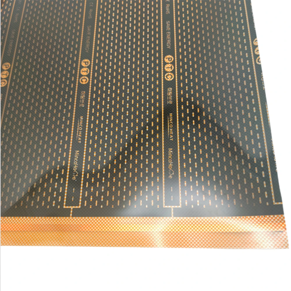 10m2/lot AC200240V 50/80cm 폭 적외선 PTC 난방 필름 매트(바닥 난방 시스템용) 220240W/M2(액세서리 포함)