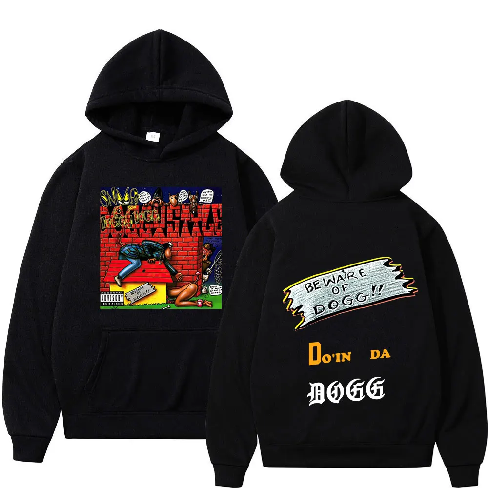 

Rapper Snoop Dogg Hoodie 1933 Beware of Dogg Doggystyle Music Album Graphic Sweatshirts Men's Vintage Hip Hop Hoodies Streetwear