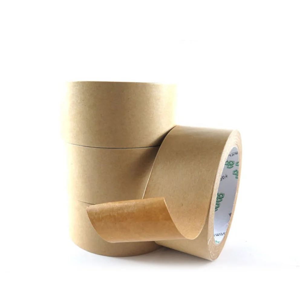 

45 MMx25M Adhesive Tape Packing Paper Tearable Kraft Sealing Karaft for Printing