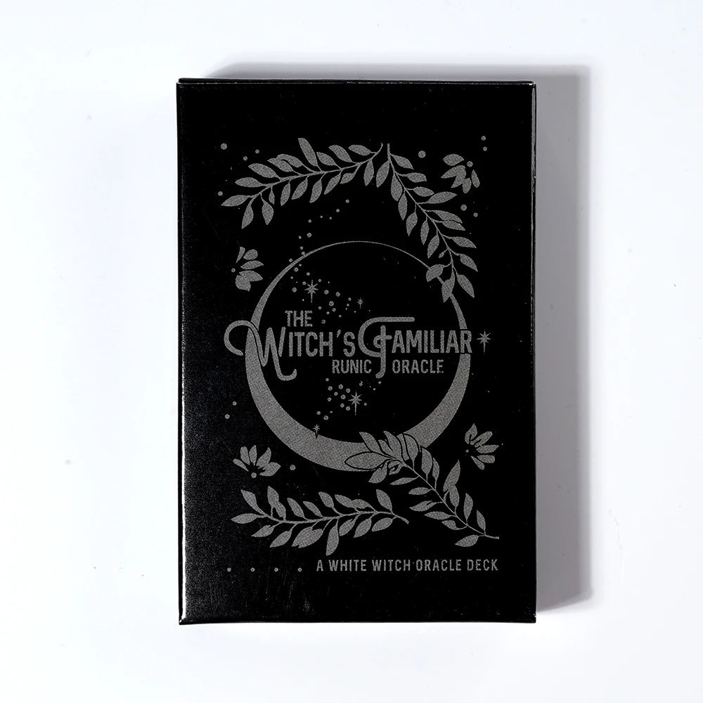 Witch'S Familiar Runic Oracle 24 Card Indie Tarot Deck Runes Rune Cards Animal Oracle Animal Tarot Cards Viking Runes