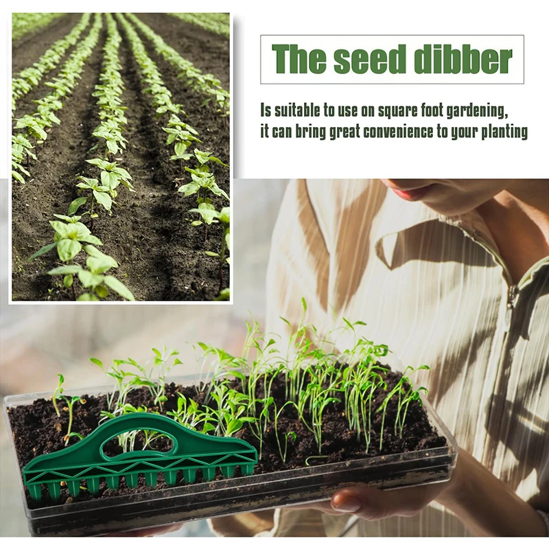 New 1/2PCS Seeder Planter Tool Soil Digger Planter Manual Sower Flowerpot Gardening Tool Seed Sowing Dispenser For Garden
