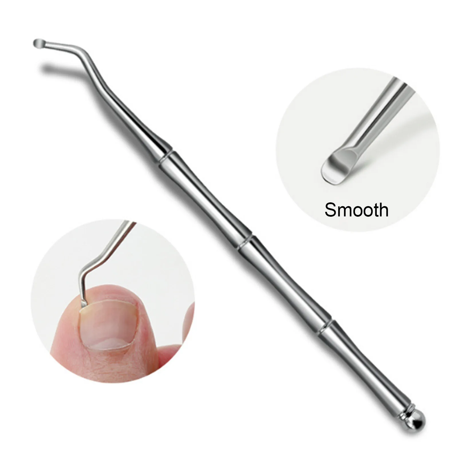 2Pcs Ingrown Toenail Tools Kit Stainless Steel Ingrown Nails Clipper Lifter Fingernail Toenail Scissors for Ingrown & Thick Nail