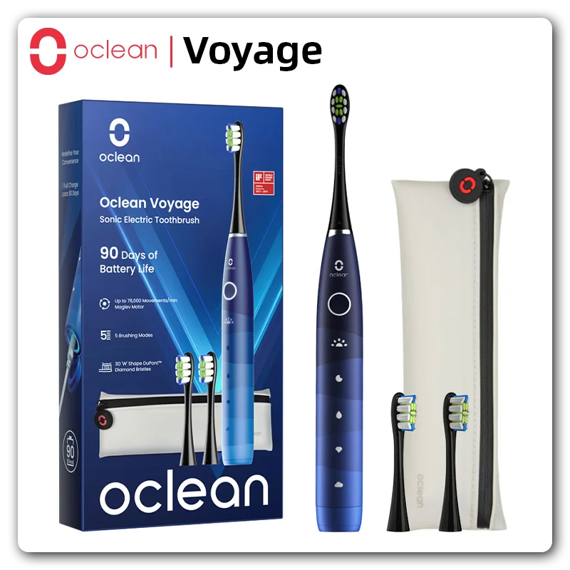 Электрическая зубная щетка Oclean Voyage , дорожный набор зубных щеток, автоматическая зубная щетка IPX7, отбеливание зубов