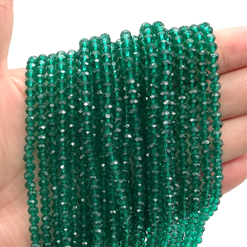 Vibrant Multicolor Faceted Crystal Beads
