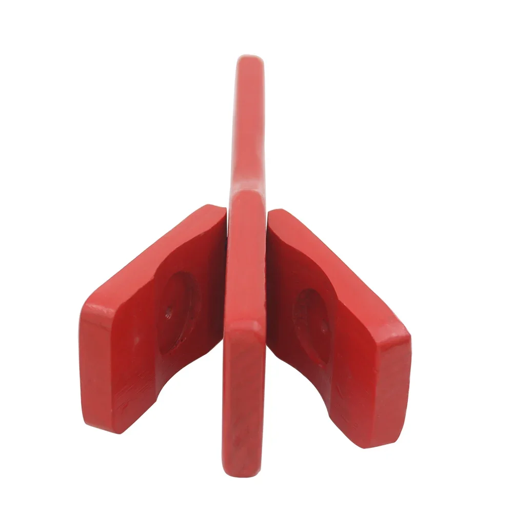 Orff Hand-Rocking Wooden Rattle Board Solid Wood Red Percussion Instruments Children's Musical Enlightenment Children's Gifts