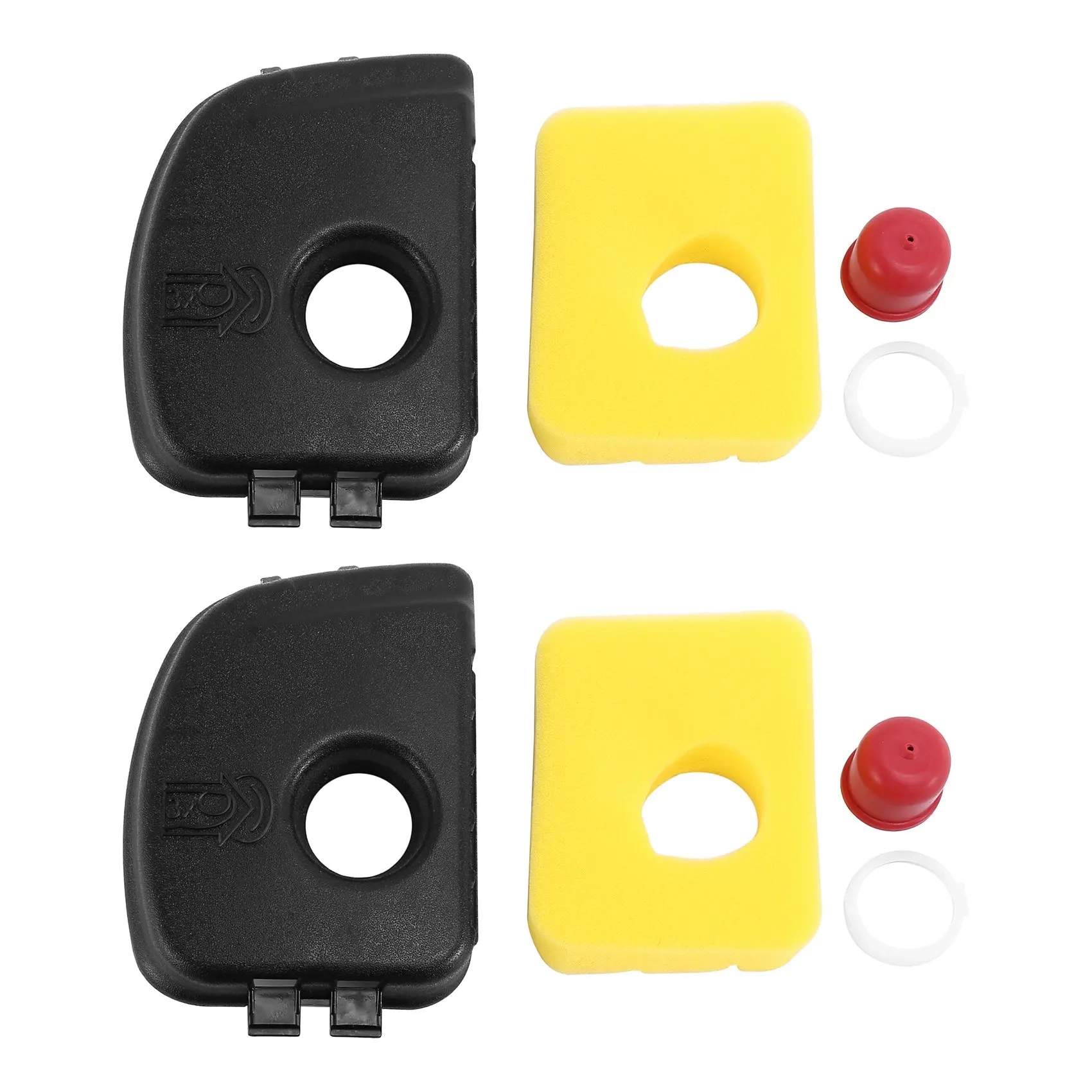 2 Pack 595660 799579 594281 Air Filter Cover and Air Filter and Fits for Briggs & Stratton Lawn Mower lawn mower air filter