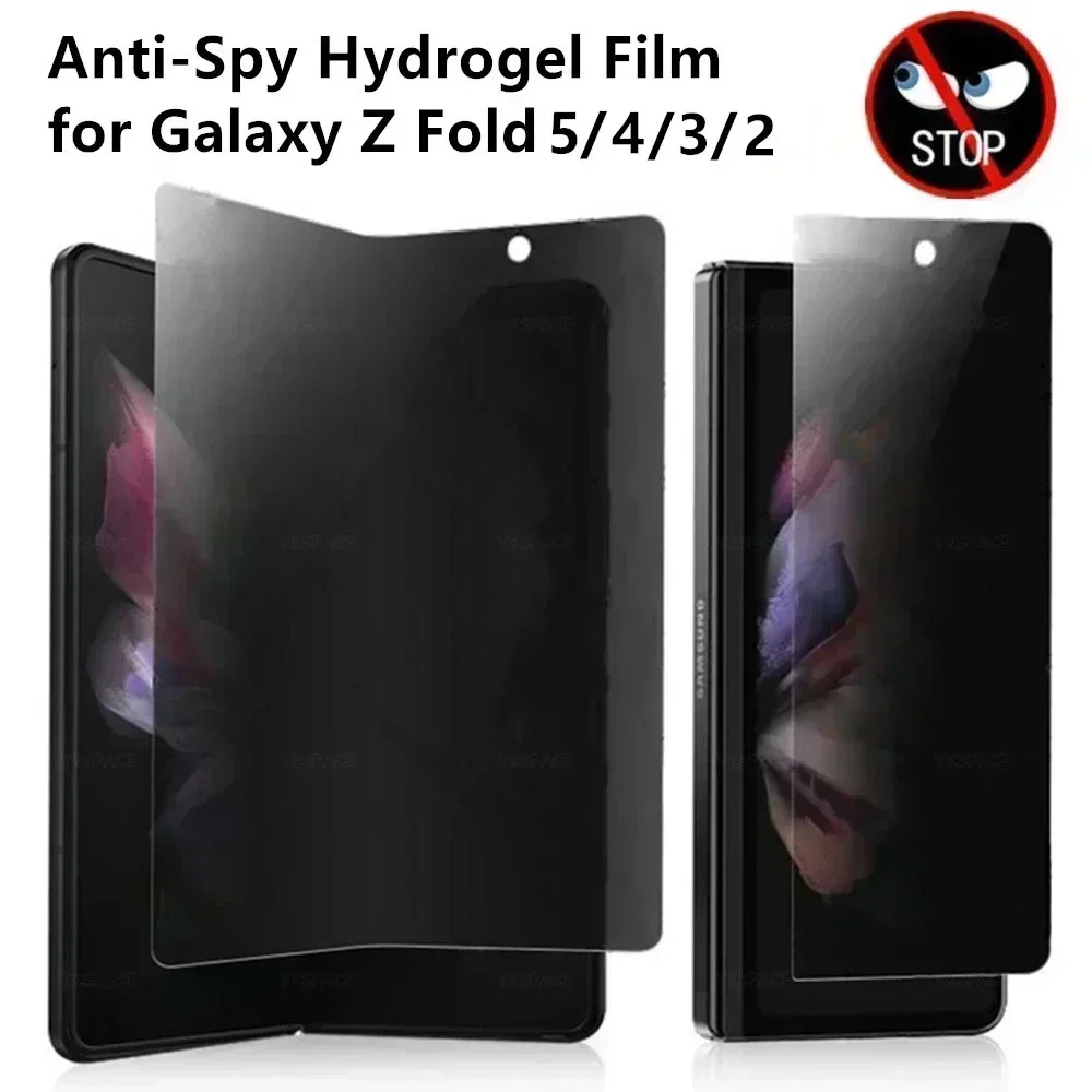 Pellicola idrogel morbida per la privacy per Samsung Galaxy Z Fold 7 6 5 4 3 Protezione schermo protettiva anti-spia per pellicola Z Fold 2