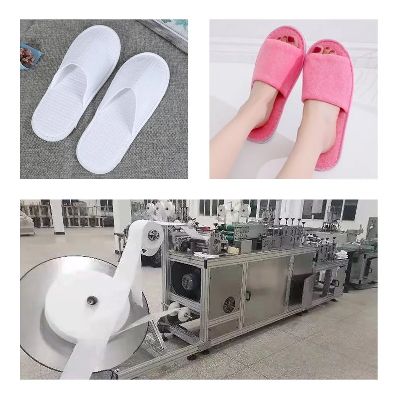 Disposable Slipper Making Nonwoven Slippers Making Machine for Spa ...