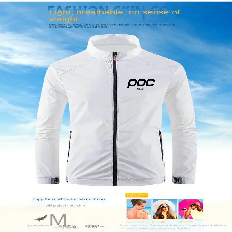 Moto Poc Cycling Jackets cycling jacket cycling clothes Thin Men Summer MTB Road Bike Jacket Racing Quick Dry Outdoor Sports Fashion Wind Coat Bicycle Clothing