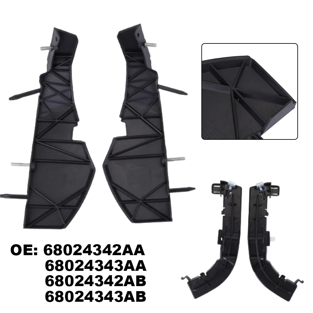 닷지 챌린저 2015-2022용 고정 범퍼 브래킷 4개 세트, OEM 부품 번호 68024342AB 68024343AB 호환