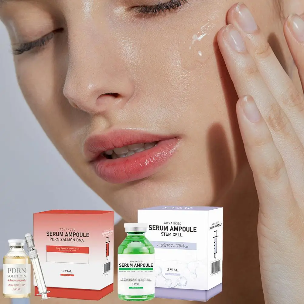PDRN Salmon DNA Facial Serum Deeply Nourishing The Skin Skin Elasticity Ampoule Essence Smoothing Glow Boosting Skin-firming - immagine 2
