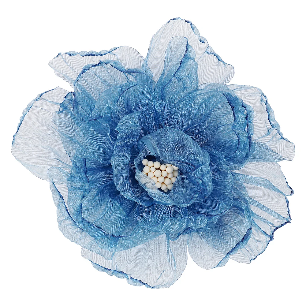 10cm Chiffon Fabric Flower Multilayered Handmade DIY Girl Headdress Bride Flower Sewing Cloth Accessories R0839 images - 6