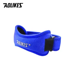 Adjustable Patellar Tendon Stabilizer Band - Knee Support Strap for Pain Relief and Sports (7919 Blue)