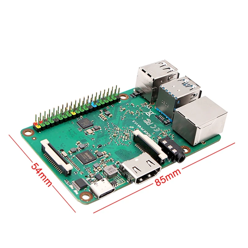 Rock Pi 4 Plus  B RK3399   6 ھ  